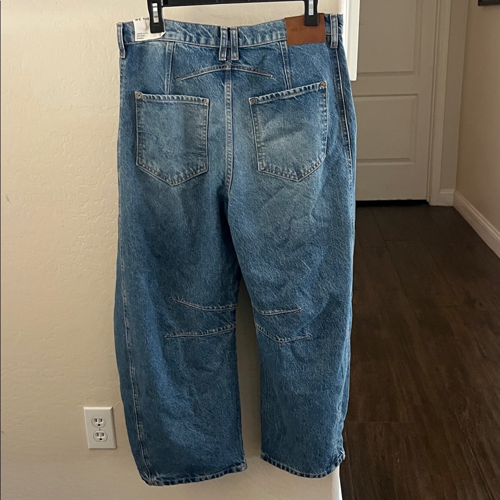 NWT FREE PEOPLE Good Luck Mid Rise Barrel Jeans! - Picture 8 of 11